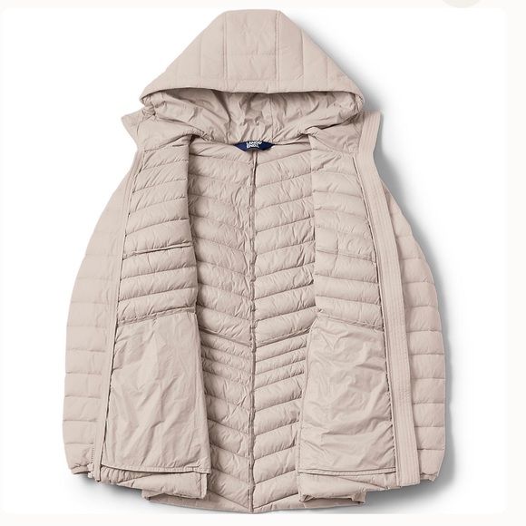 NWT Wanderweight Packable Down Hooded Long Jacket - Picture 4 of 8